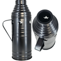 Cubreviento Premium Shisha Negro Estrella - Frontal - Premium Shisha