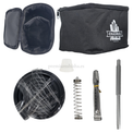 Cachimba Erasmus Hookah Mini Transport Plateado