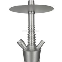 Cachimba Erasmus Hookah Mini Transport Plateado