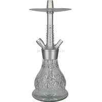 Cachimba Erasmus Hookah Mini Transport Plateado