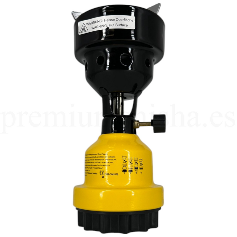 Hornillo de Gas Hookah Flame Amarillo