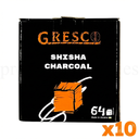 Pack Carbón Gresco 10kg 26mm