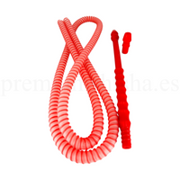 Kit Manguera Blazar Flex Rojo - Frontal - Premium Shisha