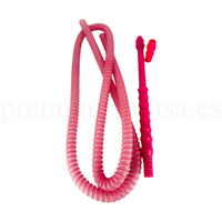 Kit Manguera Blazar Flex Rosa - Frontal - Premium Shisha