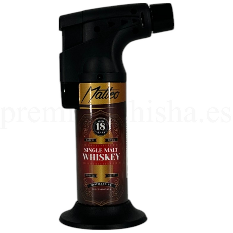 Mechero Soplete Matteo Single Malt Anti Viento