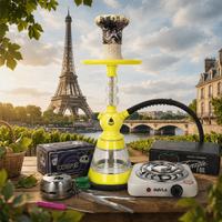 Pack Cachimba El-Badia Celeste Acid Yellow