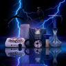 Pack Cachimba Hawk Hookah Azul - Frontal - Premium Shisha