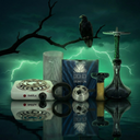 Pack Cachimba Hawk Hookah Verde - Frontal - Premium Shisha