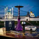 Pack Cachimba Ykap Killer + Wave Lila - Frontal - Premium Shisha