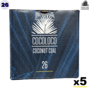 Pack Carbón Cocoloco 5kg 26mm - Detalle 1 - Premium Shisha