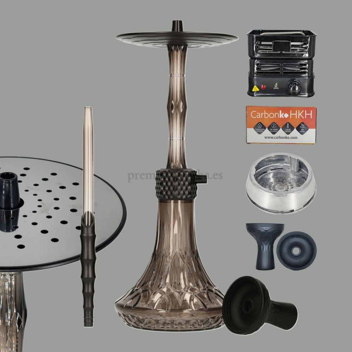 Pack Económico Fancy Negro - Frontal - Premium Shisha