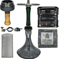 Pack Premium Hawk Hookah Verde - Frontal - Premium Shisha