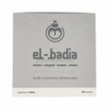 Papel de aluminio El-Badia Hojas Plateado 40μ 50