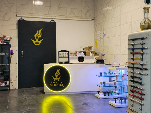 PremiumShisha Shop Barcelona mostrador