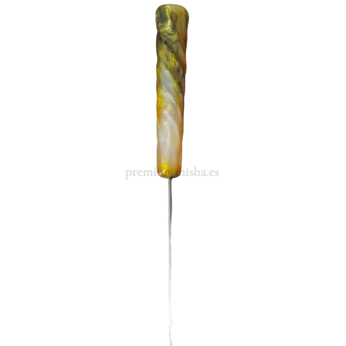 Punzón Premium Shisha Resina Verde - Frontal - Premium Shisha