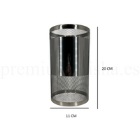 Rejilla Cubreviento Premium Shisha Plateada XXL - Frontal - Premium Shisha