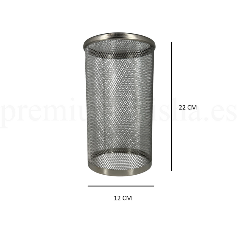 Rejilla Protectora Cerrada Premium Shisha Plateada