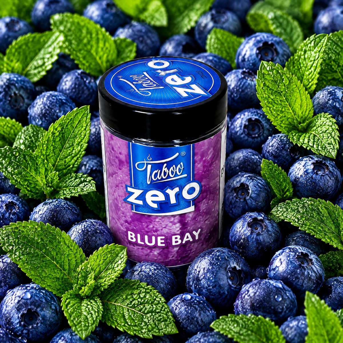 Taboo ZERO Blue Bay 50g - Frontal - Premium Shisha