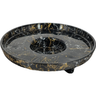 Tapete Premium Shisha LED Tray Handmade Glass Negro - Frontal - Premium Shisha