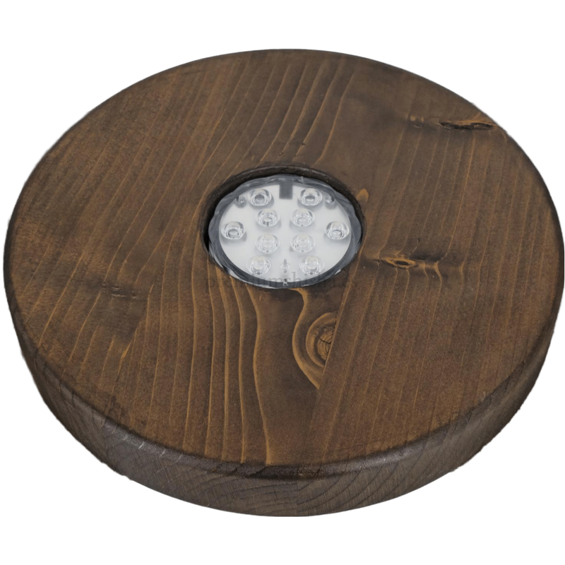 Tapete Premium Shisha Protege Base Led Marrón Oscuro