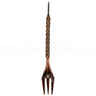 Tenedor Punzón Animalesys Cobre - Frontal - Premium Shisha