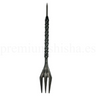 Tenedor Punzón Animalesys Plateado - Frontal - Premium Shisha